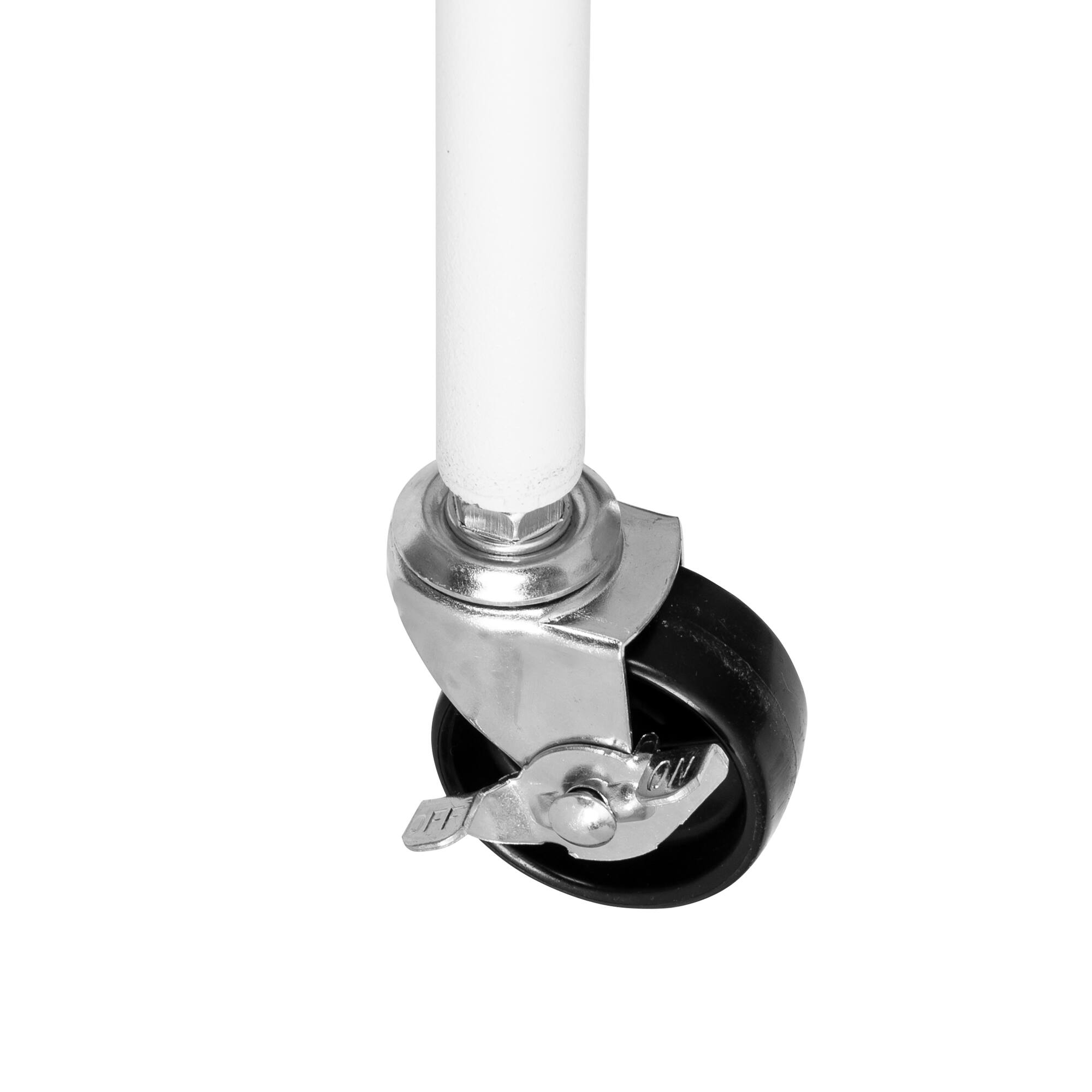 Honey Can Do White Garment Rack With Shoe Shelf